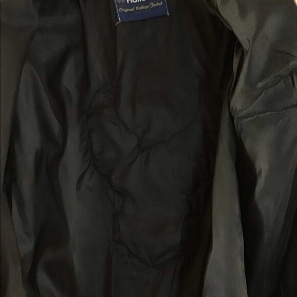 HARLEY DAVIDSON ... HOLLOWAY ... men’s bomber jacket sz Large, orange - Picture 5 of 8